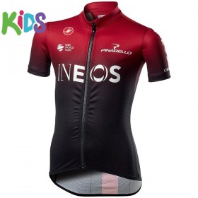 Conjunto Maillot + Culotte Corto 2020 TEAM INEOS Niños N001